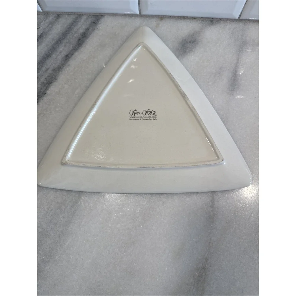 Cotton Colors‎ Triangle Serving Tray Fall Colors
